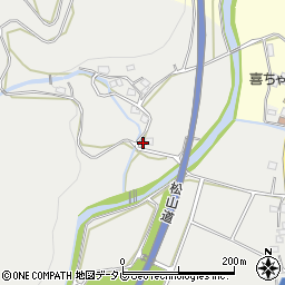 愛媛県西予市宇和町新城243周辺の地図