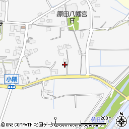 福岡県朝倉市小隈543周辺の地図