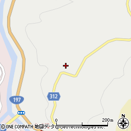 愛媛県西予市城川町嘉喜尾4509周辺の地図