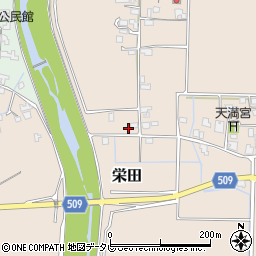 福岡県三井郡大刀洗町栄田1441周辺の地図