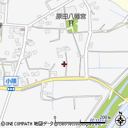 福岡県朝倉市小隈544周辺の地図