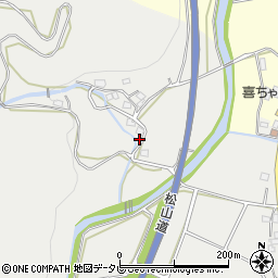 愛媛県西予市宇和町新城242周辺の地図