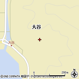 高知県須崎市大谷747周辺の地図