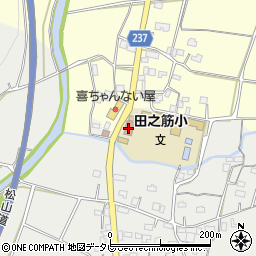 田之筋公民館周辺の地図