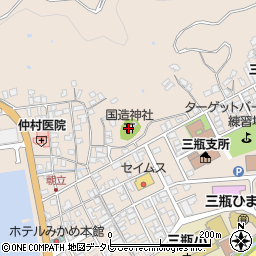 国造神社周辺の地図
