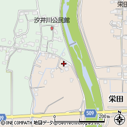 福岡県三井郡大刀洗町栄田876周辺の地図