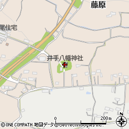 井手八幡神社周辺の地図