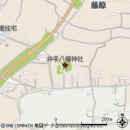 井手八幡神社周辺の地図