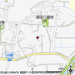福岡県朝倉市小隈551周辺の地図