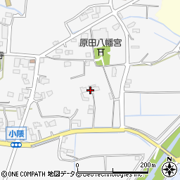 福岡県朝倉市小隈554周辺の地図