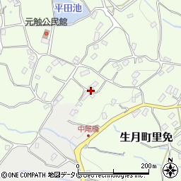 長崎県平戸市生月町里免731周辺の地図