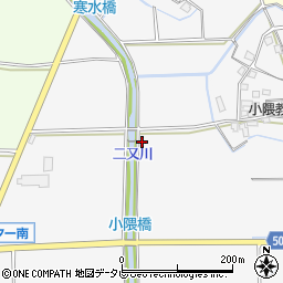 福岡県朝倉市小隈908周辺の地図
