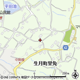 長崎県平戸市生月町里免749周辺の地図