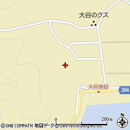 高知県須崎市大谷275周辺の地図