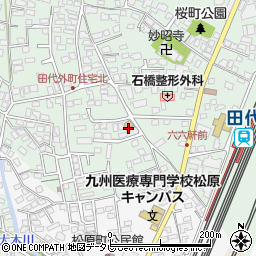 佐賀県鳥栖市田代外町577周辺の地図