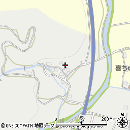 愛媛県西予市宇和町新城764周辺の地図