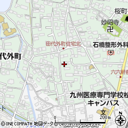 佐賀県鳥栖市田代外町592周辺の地図