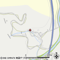 愛媛県西予市宇和町新城224-6周辺の地図