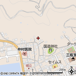 愛媛県西予市三瓶町朝立8周辺の地図