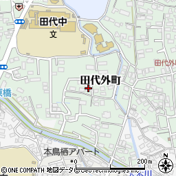 佐賀県鳥栖市田代外町周辺の地図