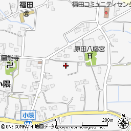 福岡県朝倉市小隈507周辺の地図