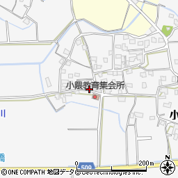 福岡県朝倉市小隈406-2周辺の地図