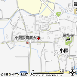 福岡県朝倉市小隈425周辺の地図