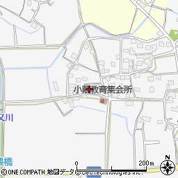福岡県朝倉市小隈402周辺の地図