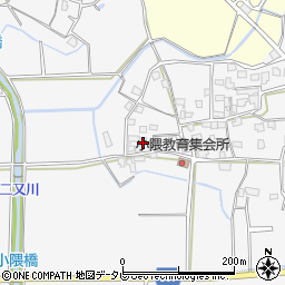 福岡県朝倉市小隈378周辺の地図