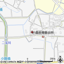 福岡県朝倉市小隈382周辺の地図