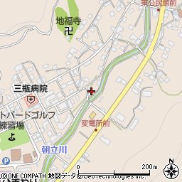愛媛県西予市三瓶町朝立2-119-2周辺の地図