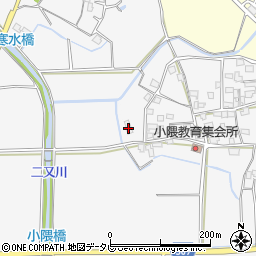 福岡県朝倉市小隈391周辺の地図