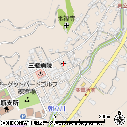 愛媛県西予市三瓶町朝立2-24周辺の地図
