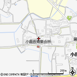 福岡県朝倉市小隈417周辺の地図
