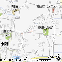 福岡県朝倉市小隈253周辺の地図