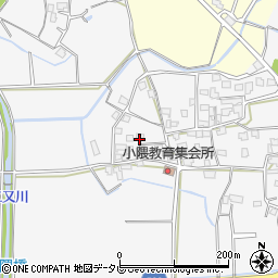 福岡県朝倉市小隈377周辺の地図