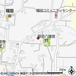 福岡県朝倉市小隈249周辺の地図