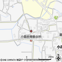 福岡県朝倉市小隈352周辺の地図