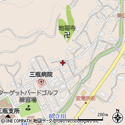 愛媛県西予市三瓶町朝立2-11周辺の地図