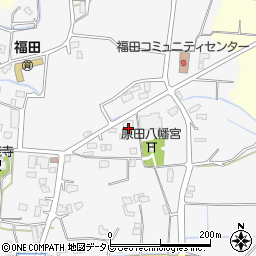 福岡県朝倉市小隈240-2周辺の地図