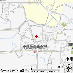 福岡県朝倉市小隈351周辺の地図