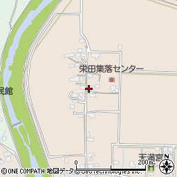 福岡県三井郡大刀洗町栄田1395周辺の地図