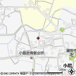 福岡県朝倉市小隈357周辺の地図