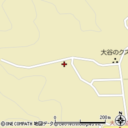 高知県須崎市大谷296周辺の地図