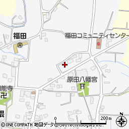 福岡県朝倉市小隈209周辺の地図