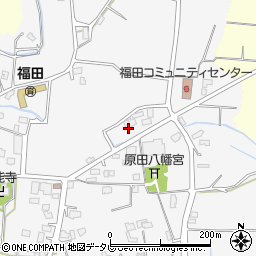 福岡県朝倉市小隈210周辺の地図