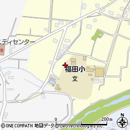 福岡県朝倉市小田474周辺の地図