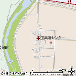 福岡県三井郡大刀洗町栄田1391周辺の地図