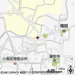 福岡県朝倉市小隈339-2周辺の地図