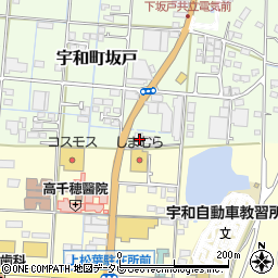 愛媛県西予市宇和町坂戸653周辺の地図